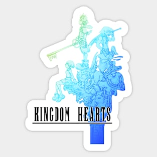 Final Fantasy-style Kingdom Hearts cover Sticker